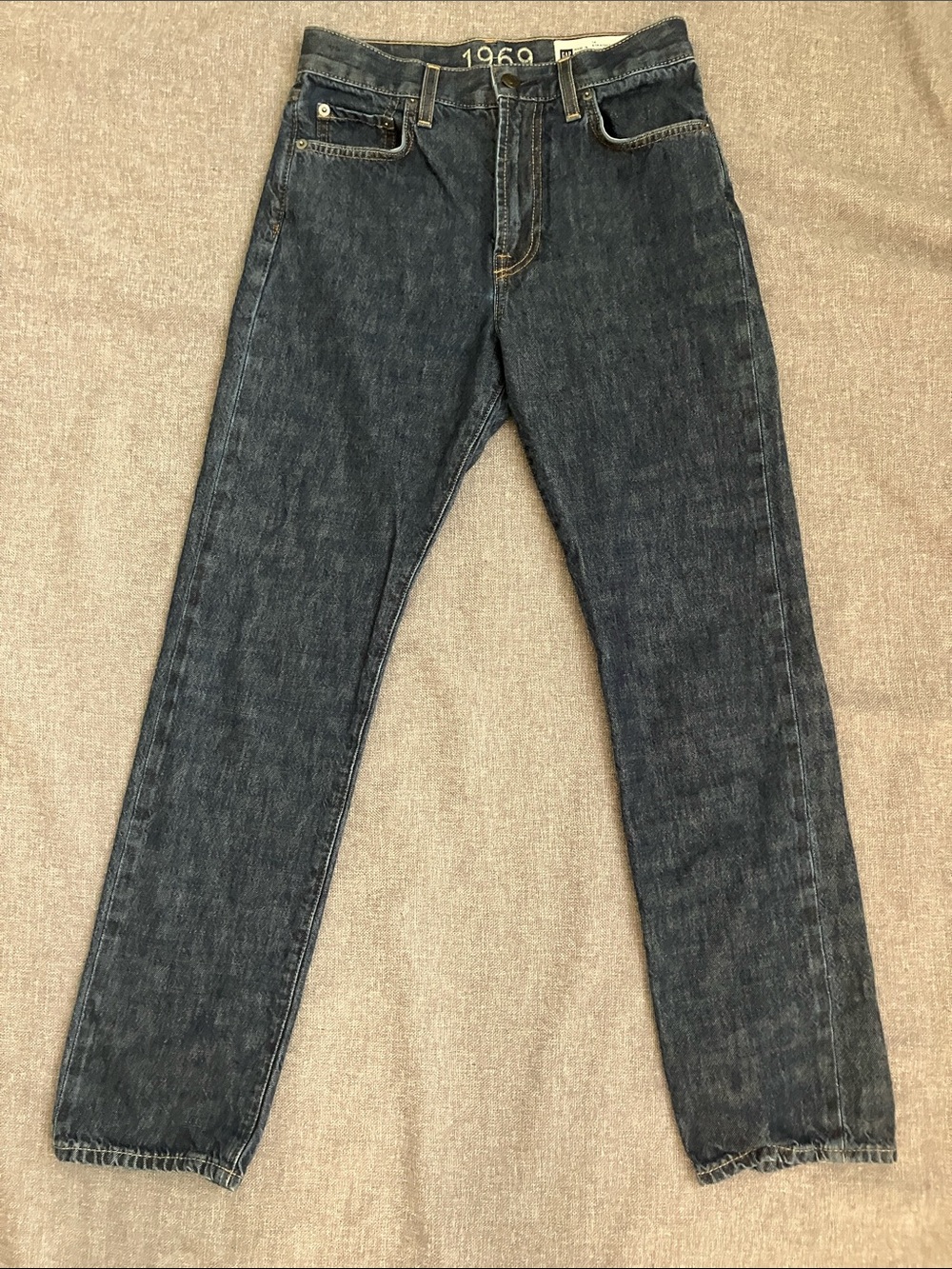 GAP Girls Dark Wash Straight High Rise Cotton jeans Size 14